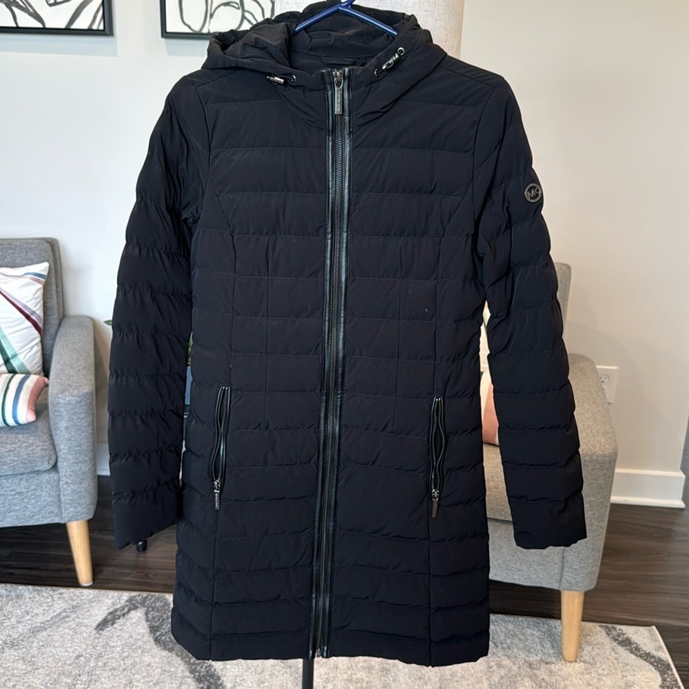 Michael Kors packable lightweight coat